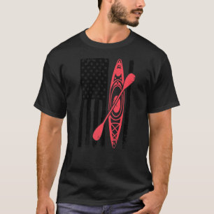 T-shirt Cool Kayak Pour Hommes Femmes Kayak Fishing USA Am