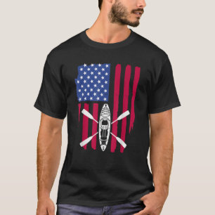 T-shirt Cool Kayak Pour Hommes Femmes Kayak Fishing USA Am