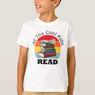 T-shirt Cool Kids Lire le livre Lecteur Funny Bookworm