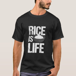 T-shirt Cool Le riz est vie Hommes Femmes Asiatiques Phili