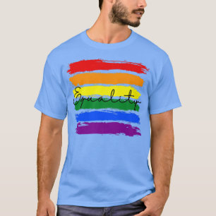 T-shirt Cool Lgbt Rainbow Pride Drapeau Design Égalité Dro