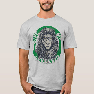 T-shirt Cool Lion with Glasses Graphic