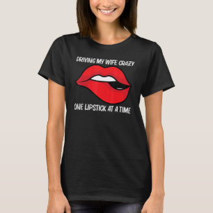 T-shirt Cool Lipstick pour hommes papa garçons maquillage 