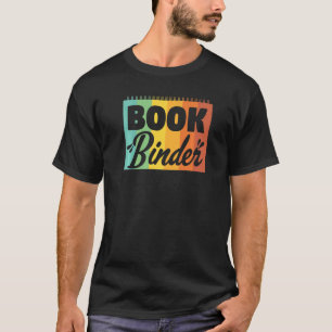 T-shirt Cool Livre Classeur College Block Binding Lecture