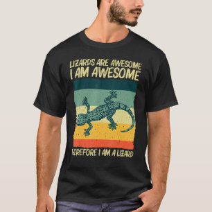 T-shirt Cool Lizard Pour Hommes Femmes Reptile Animal Liza