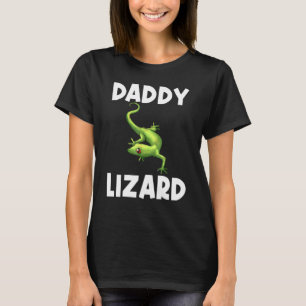 T-shirt Cool Lizard Pour Hommes Père Gecko Green Reptile A