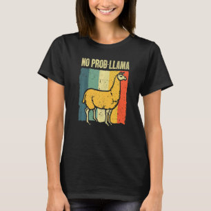 T-shirt Cool Llama Pour Hommes Femmes Pas De Prob Llama Al