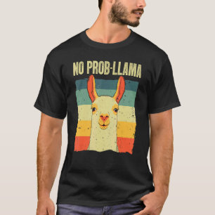 T-shirt Cool Llama Pour Hommes Femmes Pas De Prob Llama Al