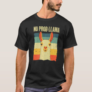 T-shirt Cool Llama Pour Hommes Femmes Pas De Prob Llama Al