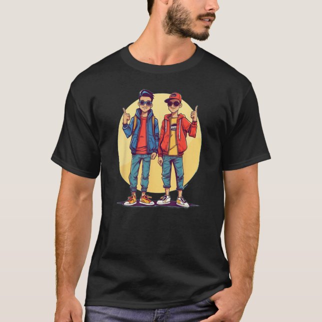 T-shirt Cool loyalty Bestfriends (Devant)