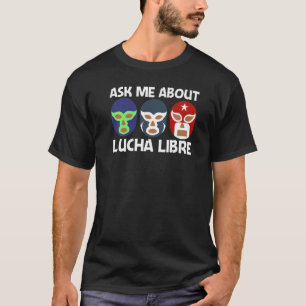 T-shirt Cool Lucha Libre Pour Hommes Femmes Luchador Guerr