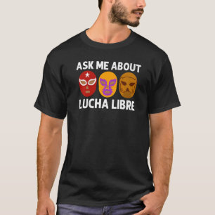 T-shirt Cool Lucha Libre pour hommes femmes Luchador mexic