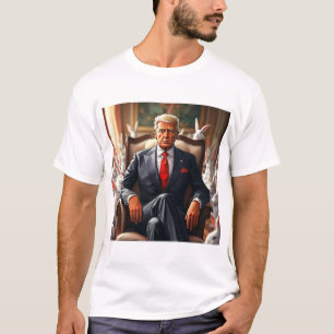 T-shirt Cool MAGA Rabbit TRUMP entouré de BUNNYS drôle
