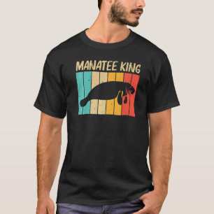 T-shirt Cool Manatee Pour Hommes Papa Vache De Mer Sauvez