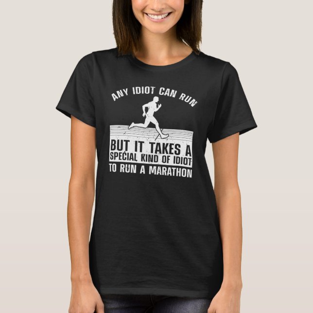 T-shirt Cool Marathon Men Women Marathoner 26 2 Running Fi (Devant)