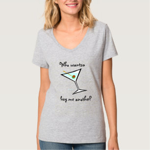 T-shirt Cool Martini et Pimento Olive Bachelorette Funny