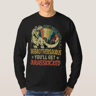 T-shirt Cool masculin Big Brothersaurus Dinosaur Rex Vinta