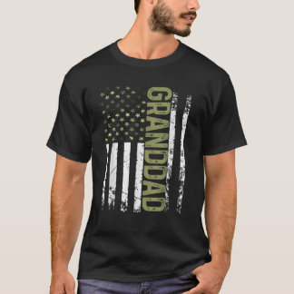 T-shirt Cool masculin Granddad American Patriotique USA Dr