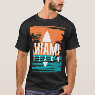 T-shirt Cool Miami Beach est I Love Miami Floride Miami Mi