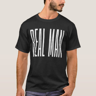 T-shirt Cool moderne tendance simple noir réel homme moyen