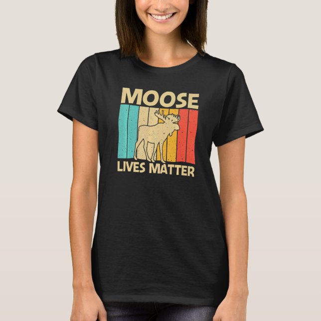T-shirt Cool Moose For Men Women Moose Deer Bull Elk (Devant)