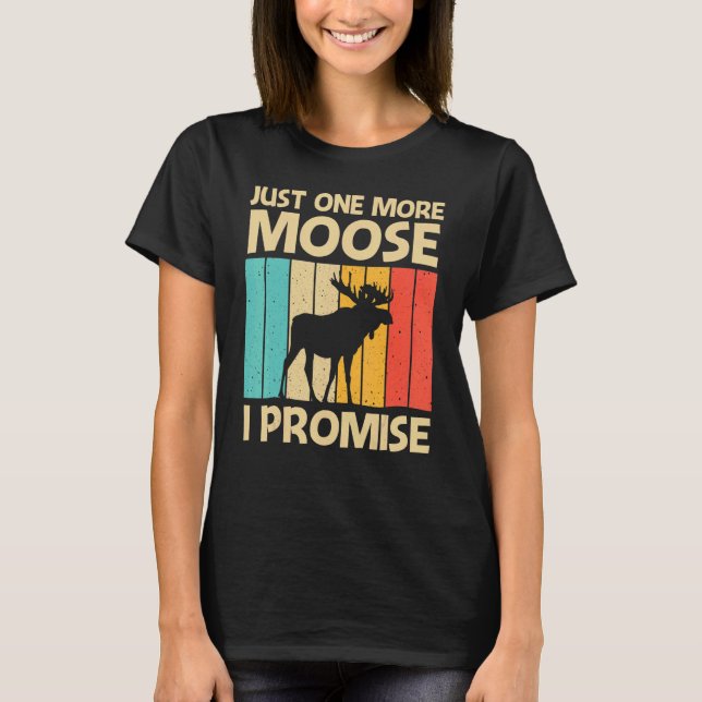 T-shirt Cool Moose Pour Hommes Femmes Moose Alaska Moose E (Devant)