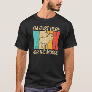 T-shirt Cool Moose Pour Hommes Femmes Moose Deer Bull Elk