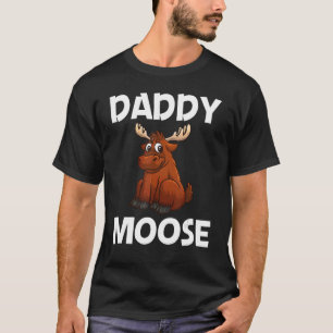 T-shirt Cool Moose Pour Hommes Papa Deer Alaska Moose Rein