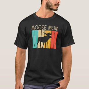 T-shirt Cool Moose Pour Maman Mama Moose Alaska Moose Elk