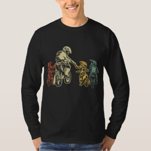 T-shirt Cool Motocross Dirt Bike Biker Dad & Sons Father