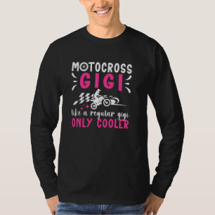 T-shirt Cool Motocross Gigi Moto Gigi Motocross Rider Gigi