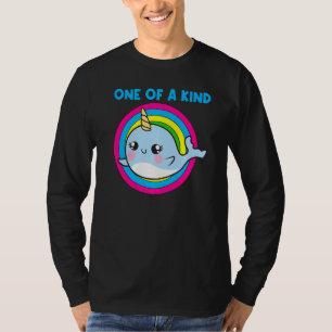 T-shirt Cool Narwhal Pour Hommes Femmes Arc En Ciel Tusk M