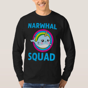 T-shirt Cool Narwhal Pour Hommes Femmes Arc En Ciel Tusk M