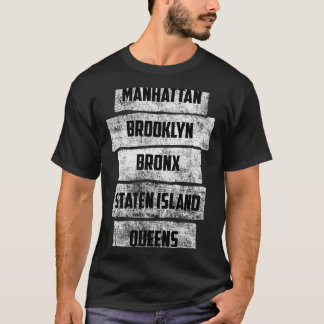 T-shirt Cool New York City 5 arrondissements, New York New
