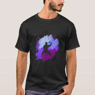 T-shirt Cool Ninja Avec Équipement Costume Drôle