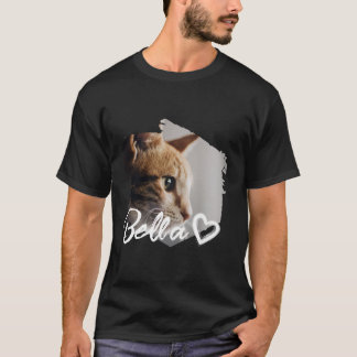 T-shirt Cool Nom et photo personnalisés pour votre animal 