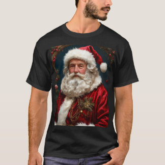 T-shirt cool nouvelle année noël santa claus
