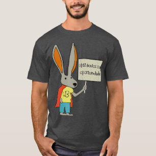 T-shirt Cool Obstaculos Son Oportunidades déprimé