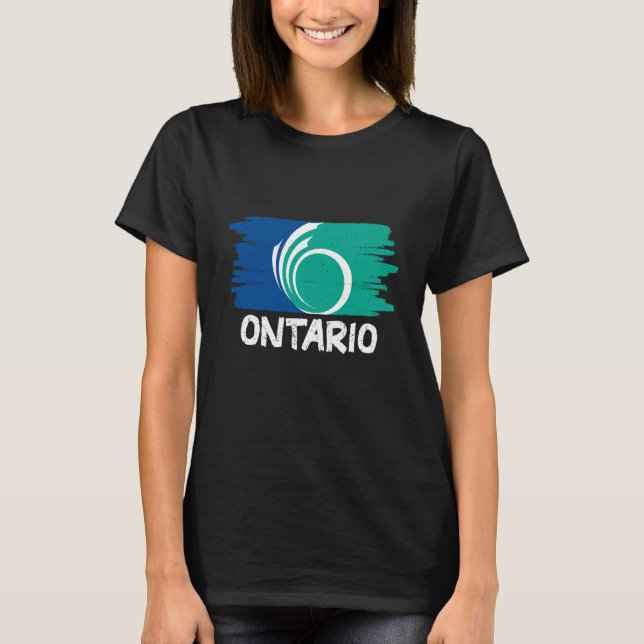T-shirt Cool Ontario Flag  1 (Devant)