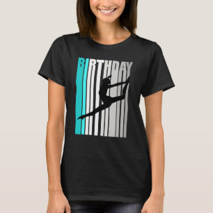 T-shirt Cool Orange Retro Filles Danse Anniversaire Joyeus