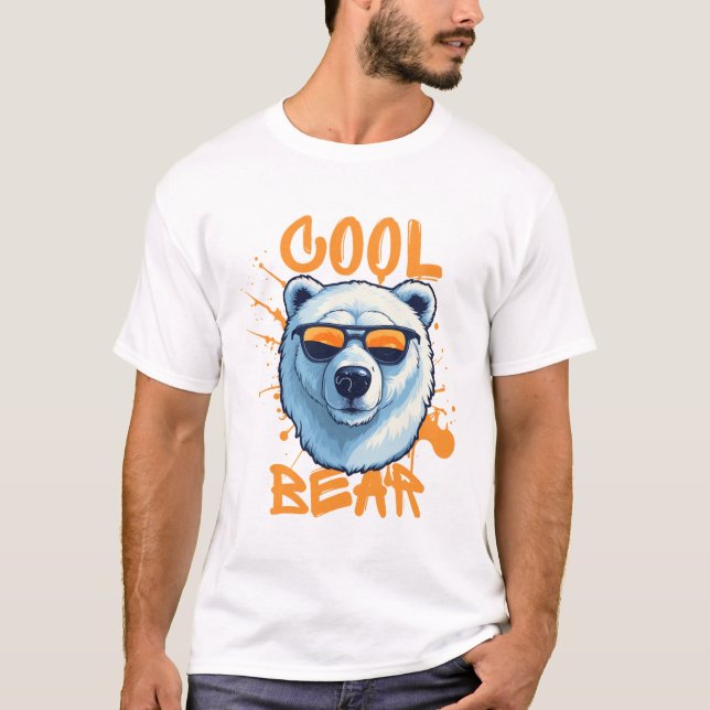 T-shirt cool ours (Devant)