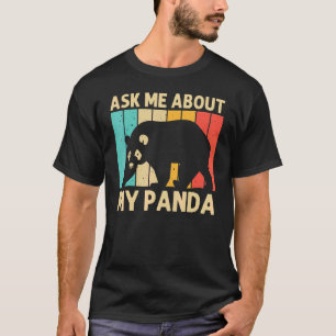 T-shirt Cool Panda Pour Hommes Femmes Panda Ours Animal Zo