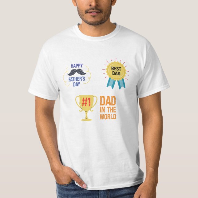 T-shirt Cool Papa Vibes Conception pour Fête des pères (Devant)