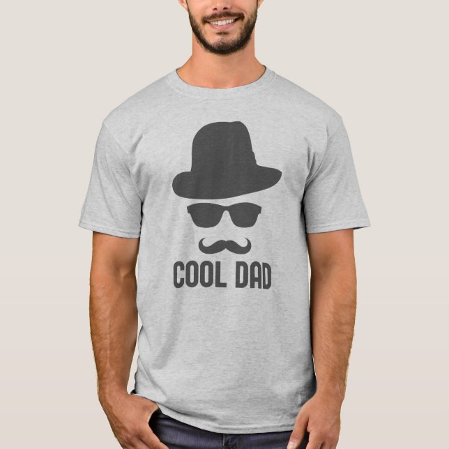 T-shirt Cool papa | vous pouvez CHANGER LA COULEUR du grap (Devant)