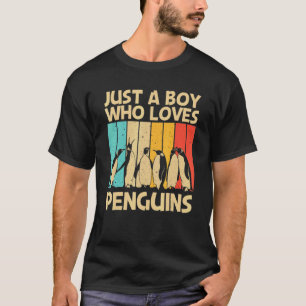 T-shirt Cool Penguin Boys Enfants Empereur Penguin Bird