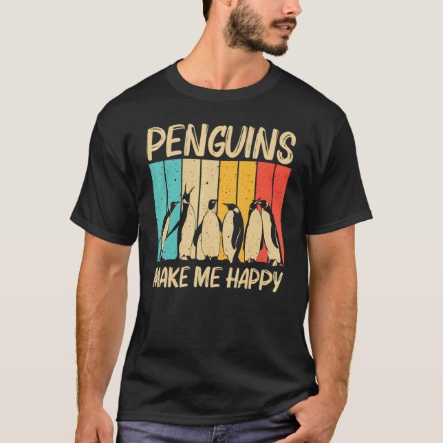 T-shirt Cool Penguin For Men Women Emperor Penguin Bird   (Devant)