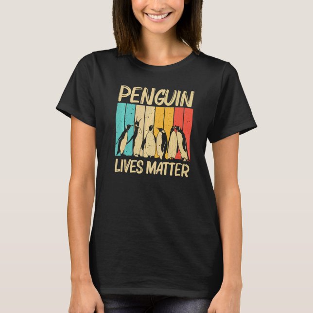 T-shirt Cool Penguin For Men Women Emperor Penguin Bird (Devant)