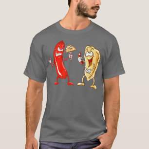 T-shirt Cool Pierogi Et Kielbasa Cuisine Polonaise Drôle