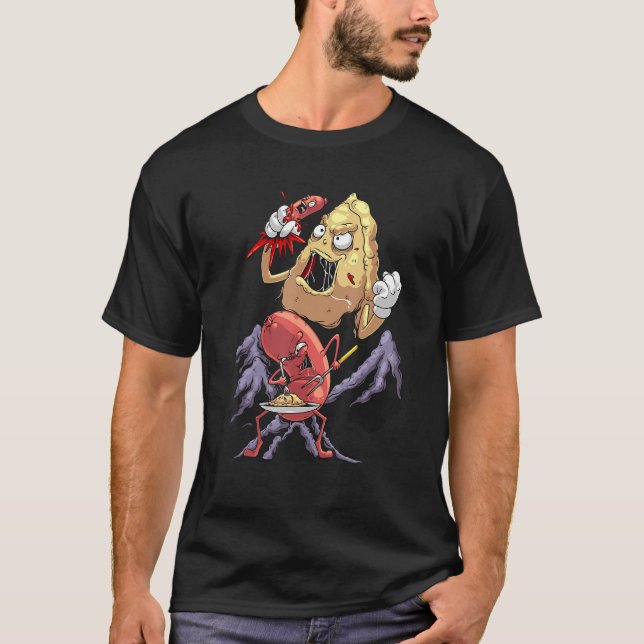 T-shirt Cool Pierogi Et Kielbasa Cuisine Polonaise Foodie  (Devant)