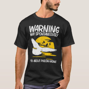 T-shirt Cool Pigeon Racing Pour Hommes Femmes Hommage Pige
